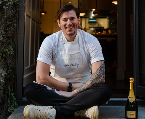 An image of chef Adam Handling