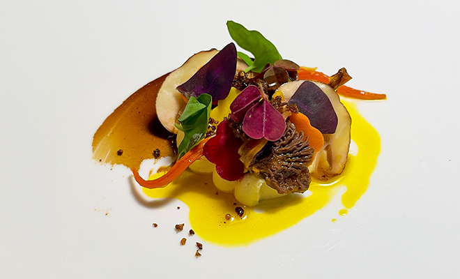 An Image of Tom Aikens / his food at Signature Food Festival 2023