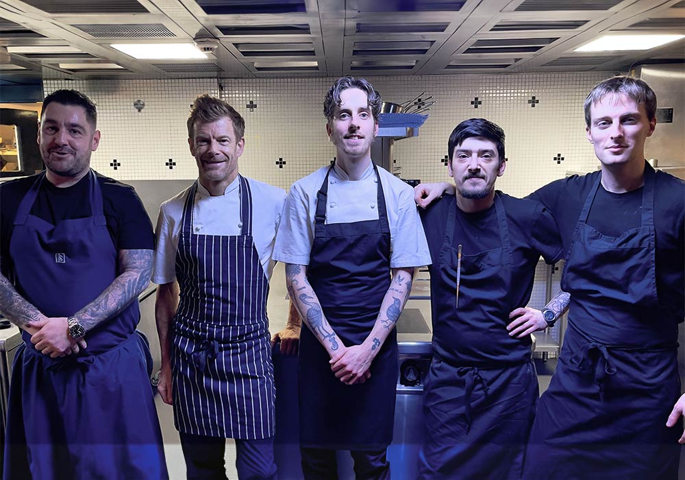 An Image of Tom Aikens / his food at Signature Food Festival 2023