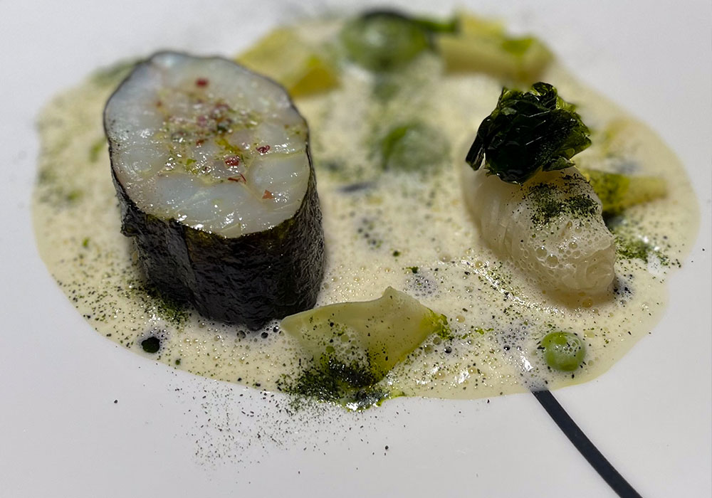 An Image of Tom Aikens / his food at Signature Food Festival 2023