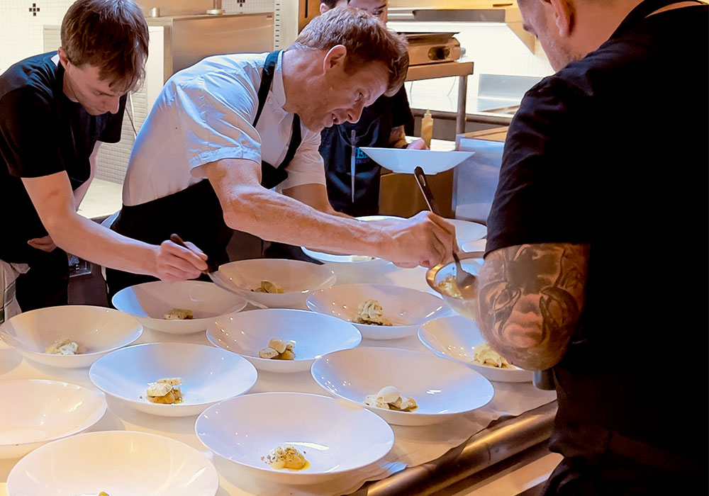 An Image of Tom Aikens / his food at Signature Food Festival 2023