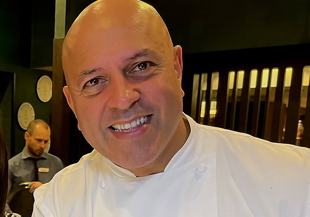 An Image of Sat Bains / his food at Signature Food Festival 2022