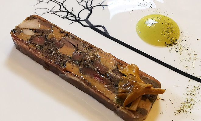 An Image of Jeff Bland / his food at Signature Food Festival 2018