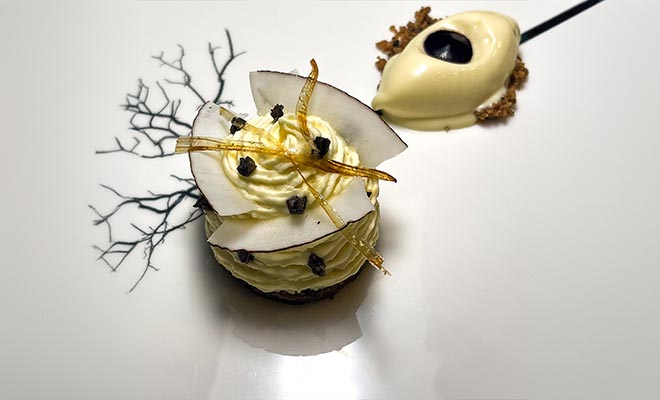 An Image of Claude Bosi / his food at Signature Food Festival 2023