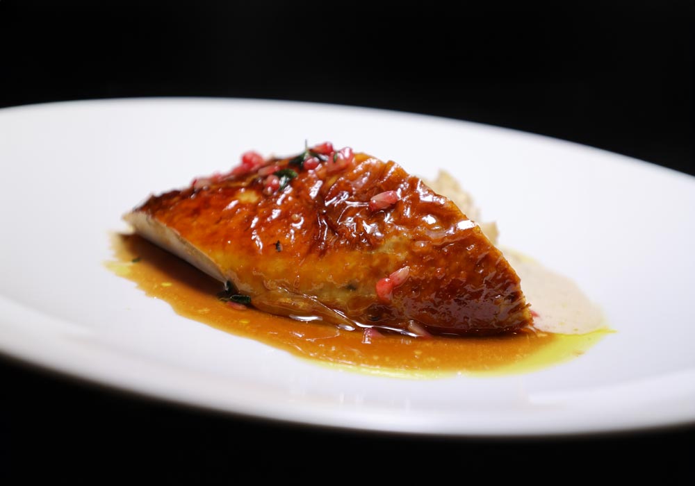 An Image of Claude Bosi / his food at Signature Food Festival 2023