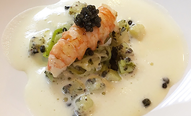 An Image of Roy Brett / his food at Signature Food Festival 2018