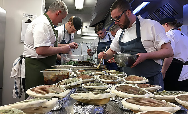 An Image of Roy Brett / his food at Signature Food Festival 2019