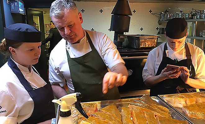 An Image of Roy Brett / his food at Signature Food Festival 2019