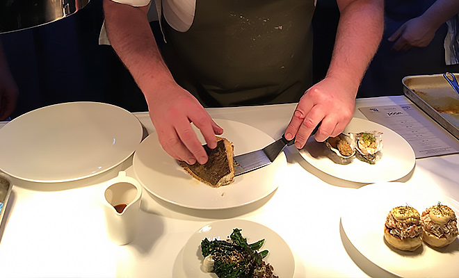 An Image of Roy Brett / his food at Signature Food Festival 2019
