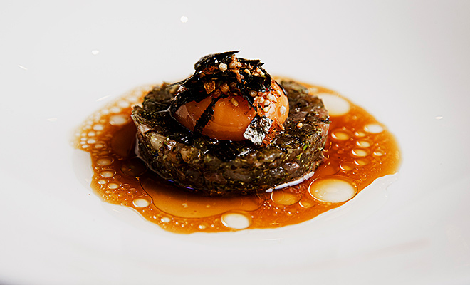 An Image of Tom Brown / his food at Signature Food Festival 2022