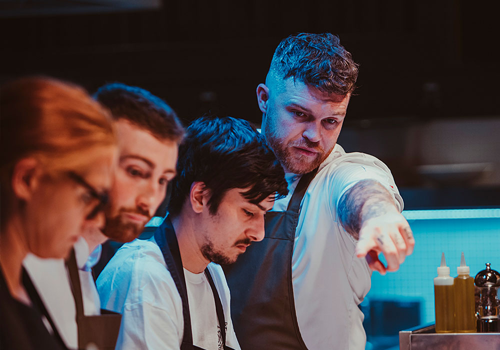 An Image of Tom Brown / his food at Signature Food Festival 2022