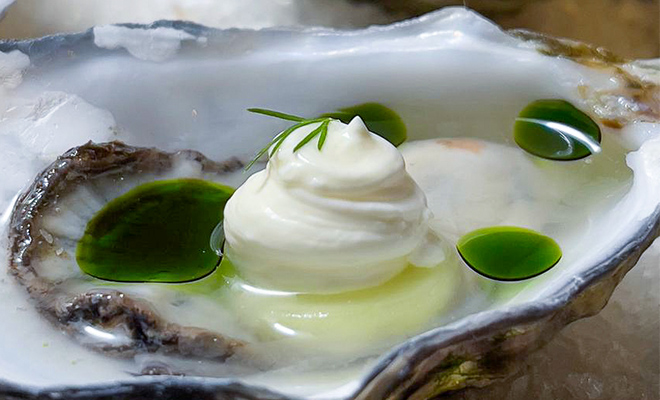 An Image of Tom Brown / his food at Signature Food Festival 2023