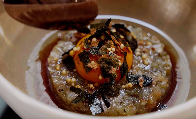 An Image of Tom Brown / his food at Signature Food Festival 2023