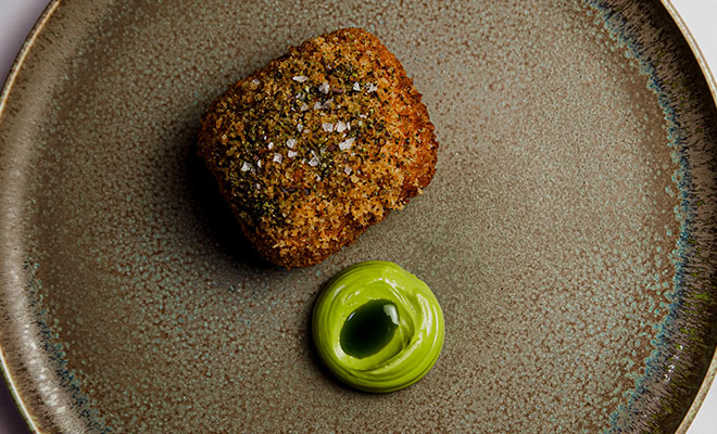 An Image of Tom Brown / his food at Signature Food Festival 2023