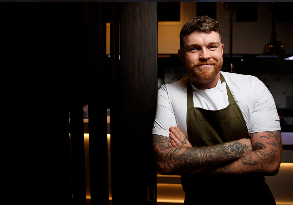 An Image of Tom Brown / his food at Signature Food Festival 2023