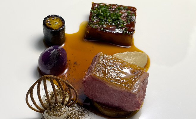 An Image of Lisa Goodwin-Allen / her food at Signature Food Festival 2023