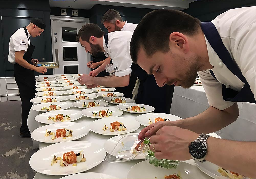 An Image of Brian Grigor / his food at Signature Food Festival 2019