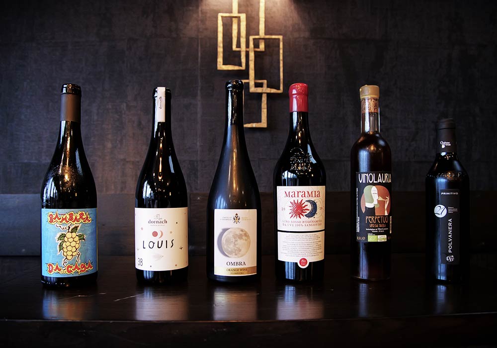 An Image of the paired wines served at Angela Harnett's Signature Food Festival 2025 Dinner