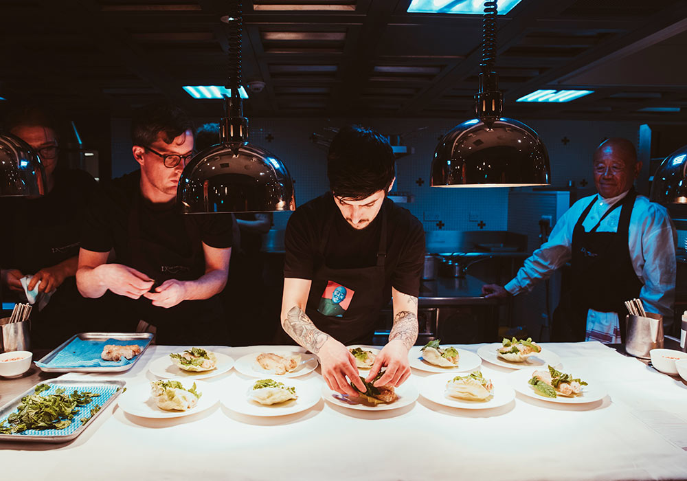 An Image of Ken Hom / his food at Signature Food Festival 2022