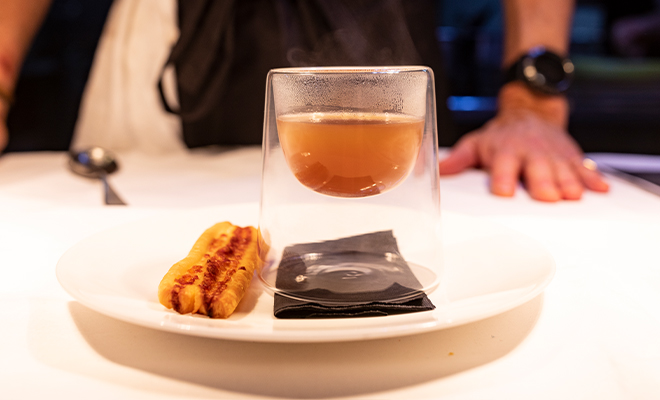 An Image of Phil Howard / his food at Signature Food Festival 2021