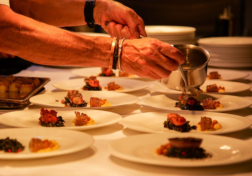 An Image of Phil Howard / his food at Signature Food Festival 2025