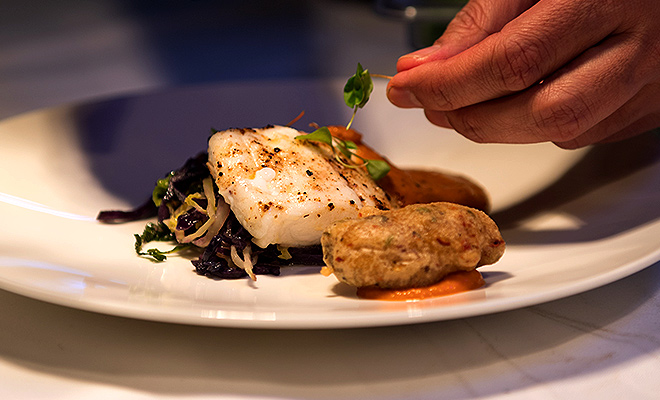 An Image of Atul Kochhar / his food at Signature Food Festival 2018