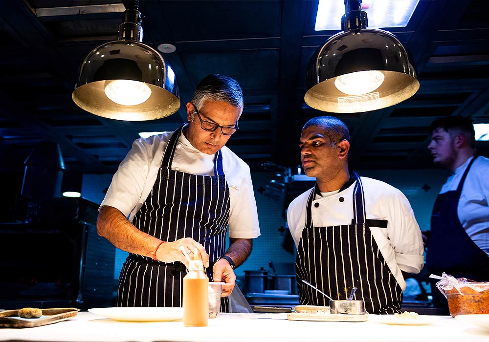 An Image of Atul Kochhar / his food at Signature Food Festival 2018