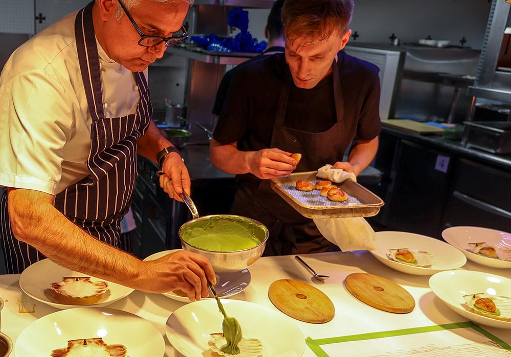 An Image of Atul Kochhar / his food at Signature Food Festival 2023