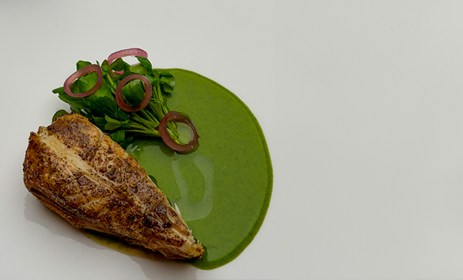 An Image of Nathan Outlaw's food at Signature Food Festival 2024