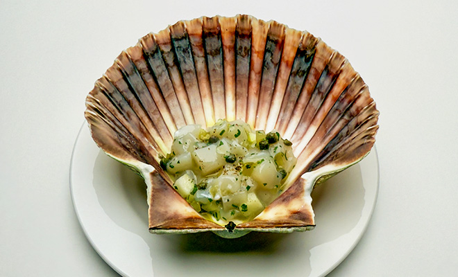 An Image of Nathan Outlaw's food at Signature Food Festival 2024