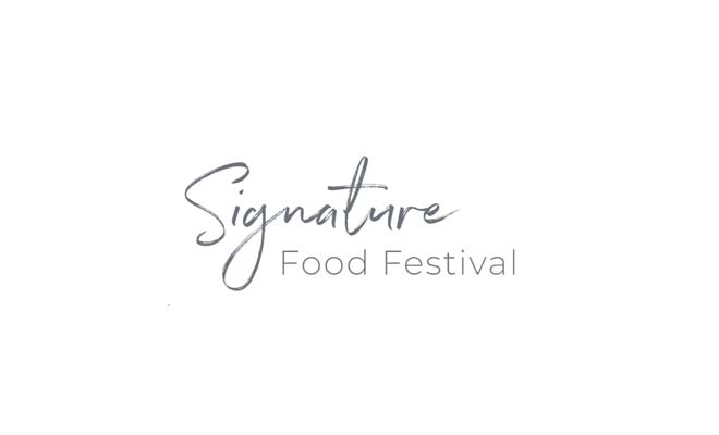 An Image of Tom Kitchin / his food at Signature Food Festival 2017