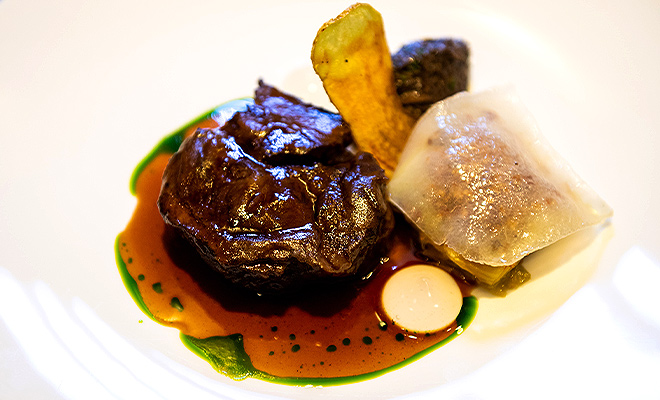 An Image of Glynn Purnell / his food at Signature Food Festival 2018