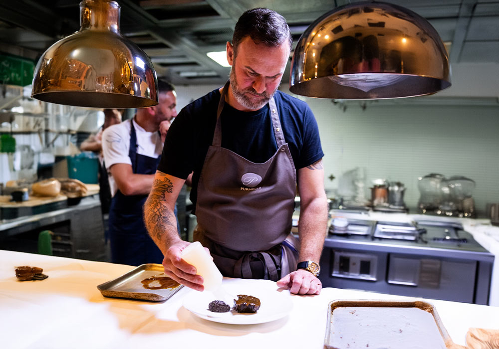 An Image of Glynn Purnell / his food at Signature Food Festival 2018