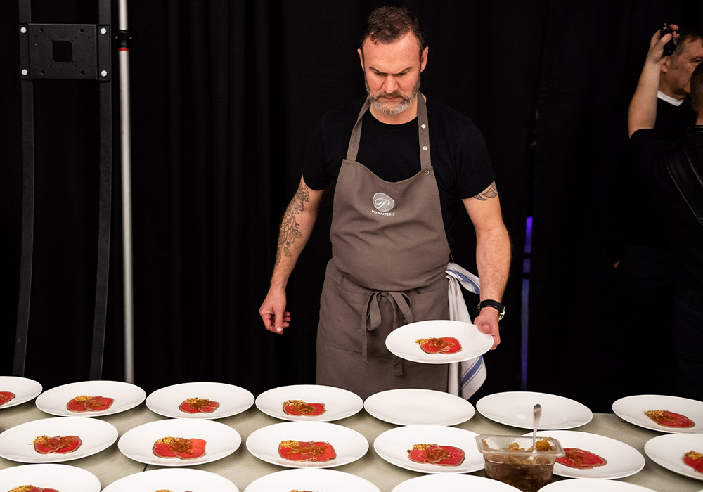 An Image of Glynn Purnell / his food at Signature Food Festival 2018
