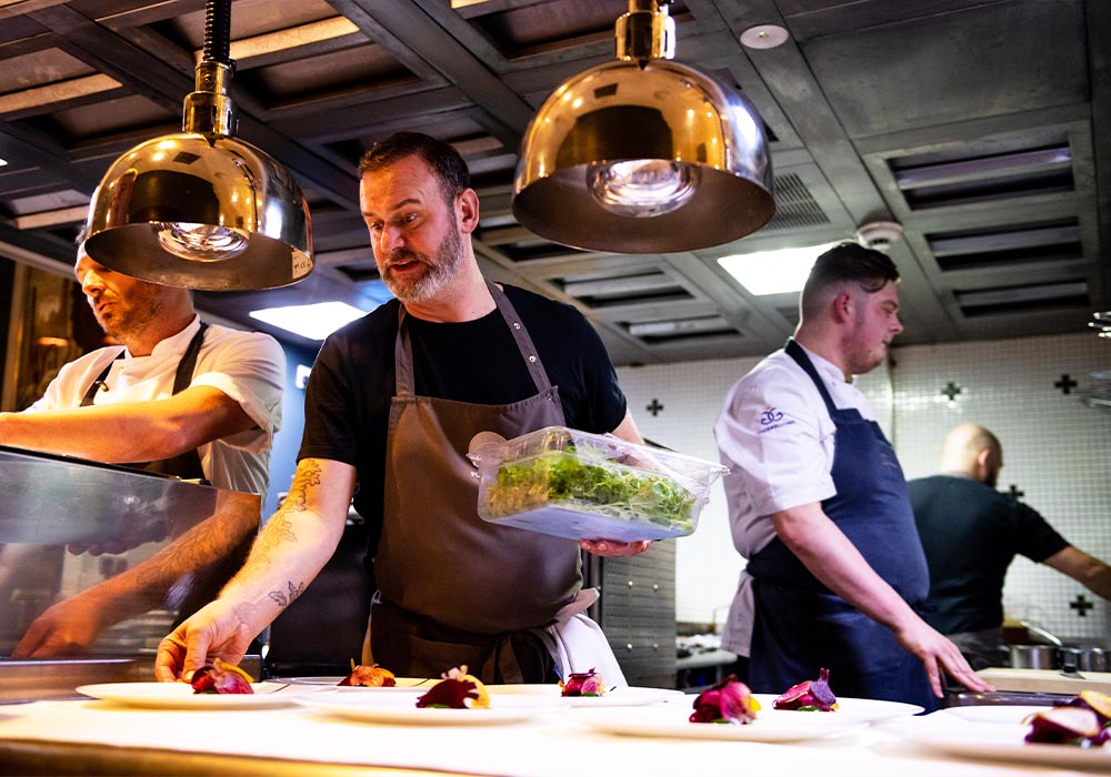 An Image of Glynn Purnell / his food at Signature Food Festival 2019