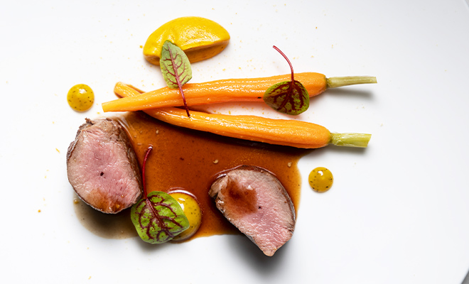 An Image of Glynn Purnell / his food at Signature Food Festival 2021