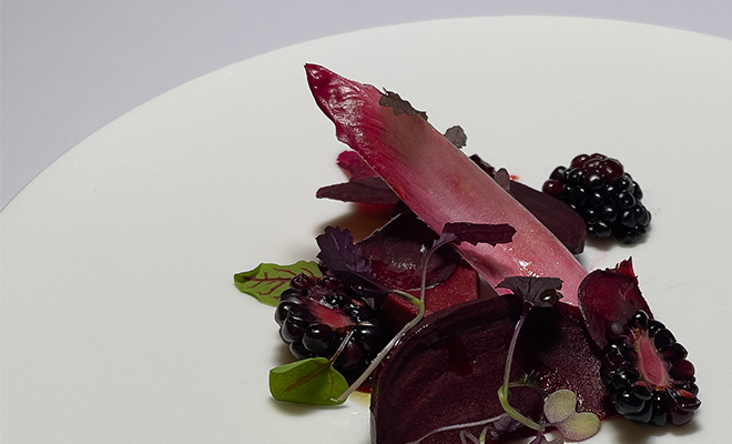 An Image of Glynn Purnell / his food at Signature Food Festival 2023