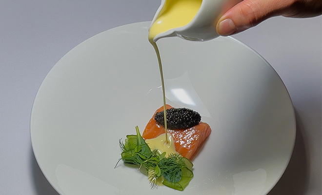 An Image of Glynn Purnell / his food at Signature Food Festival 2023