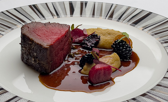 An Image of Michel Roux Jr's food at Signature Food Festival 2024