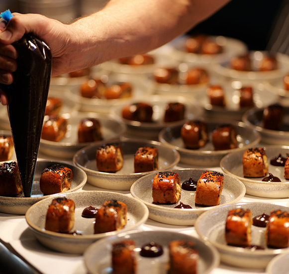 An Image of chef Tom Kerridge's Sausage Rolls at Signature Food Festival