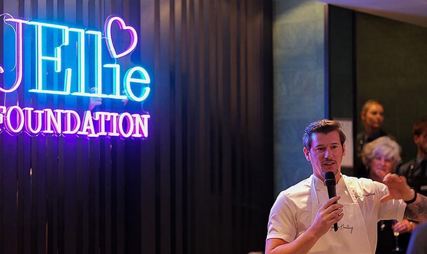 An Image of The Jellie Foundation's evening with chef Adam Handling at Signature Food Festival 2024