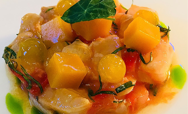 An Image of Martin Wishart / his food at Signature Food Festival 2017