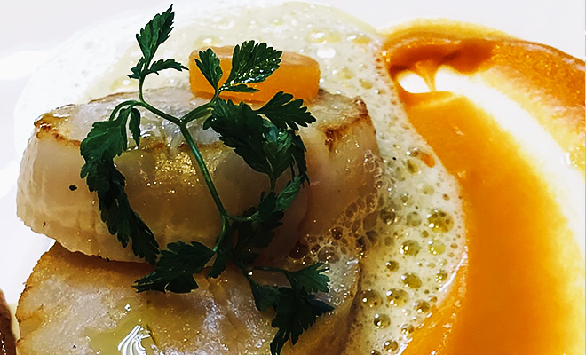 An Image of Martin Wishart / his food at Signature Food Festival 2017